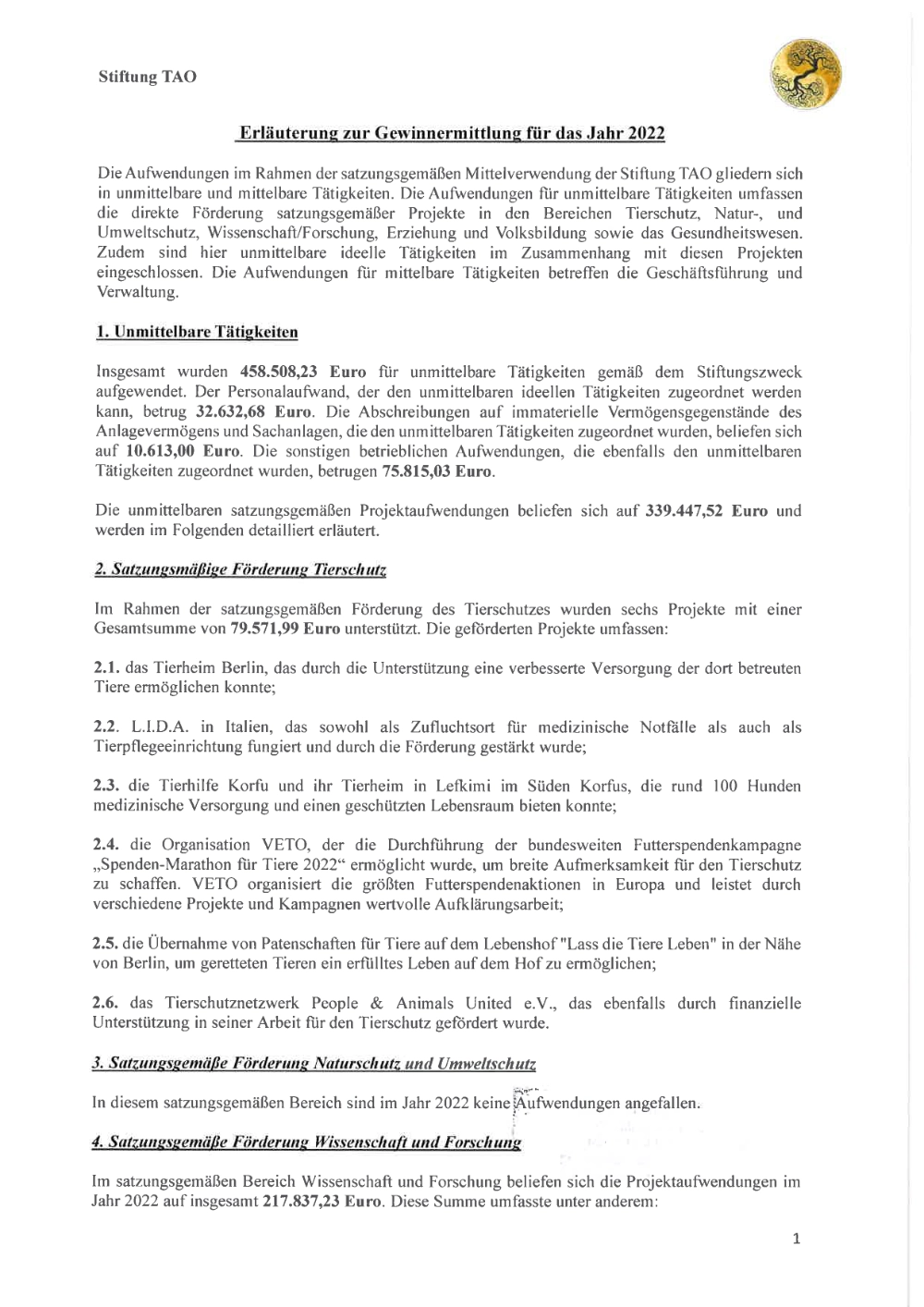 Bericht 2022